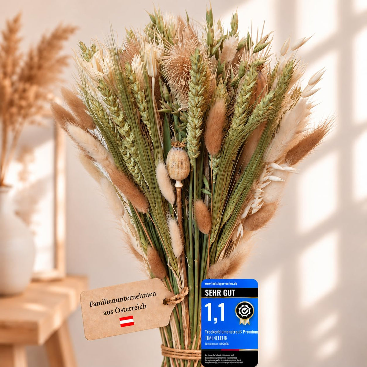 Boho Trockenblumenstrauß – Bild 10