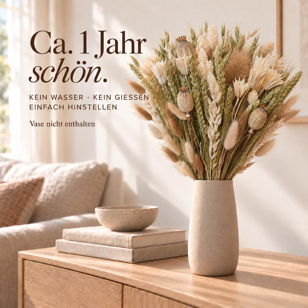 Boho Trockenblumenstrauß – Bild 12