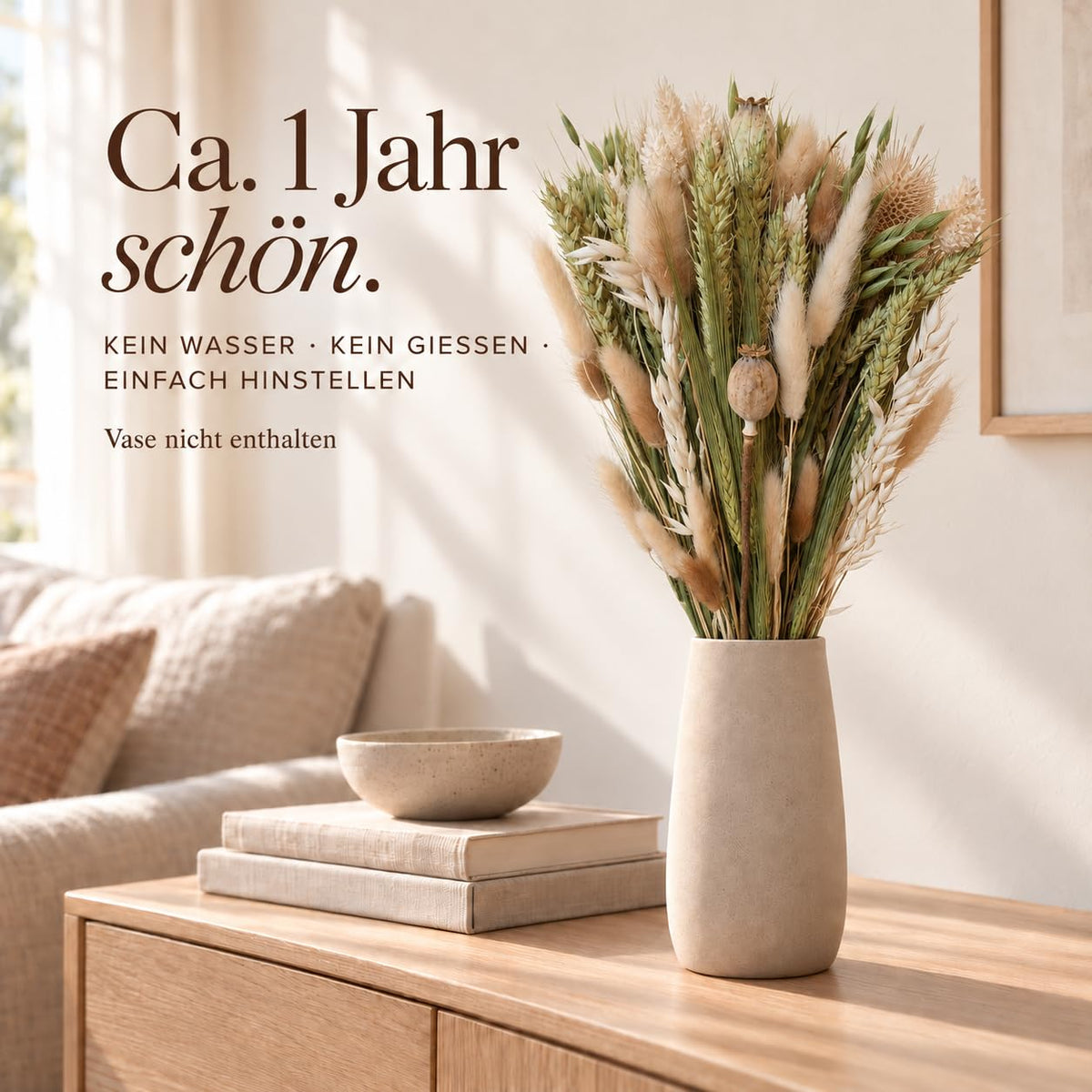 Boho Trockenblumenstrauß – Bild 8