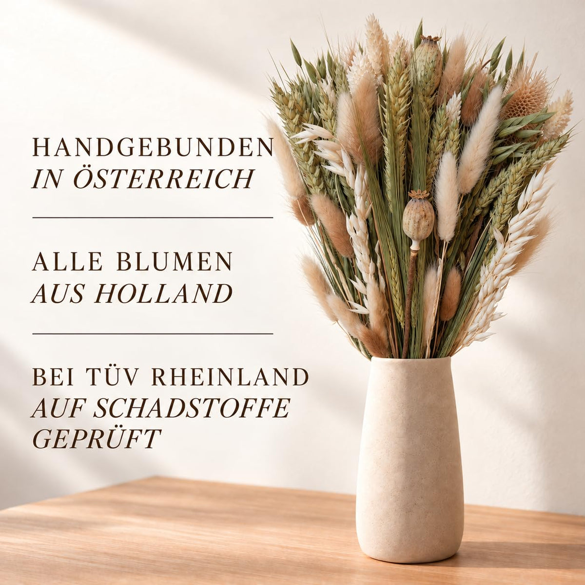 Boho Trockenblumenstrauß – Bild 9