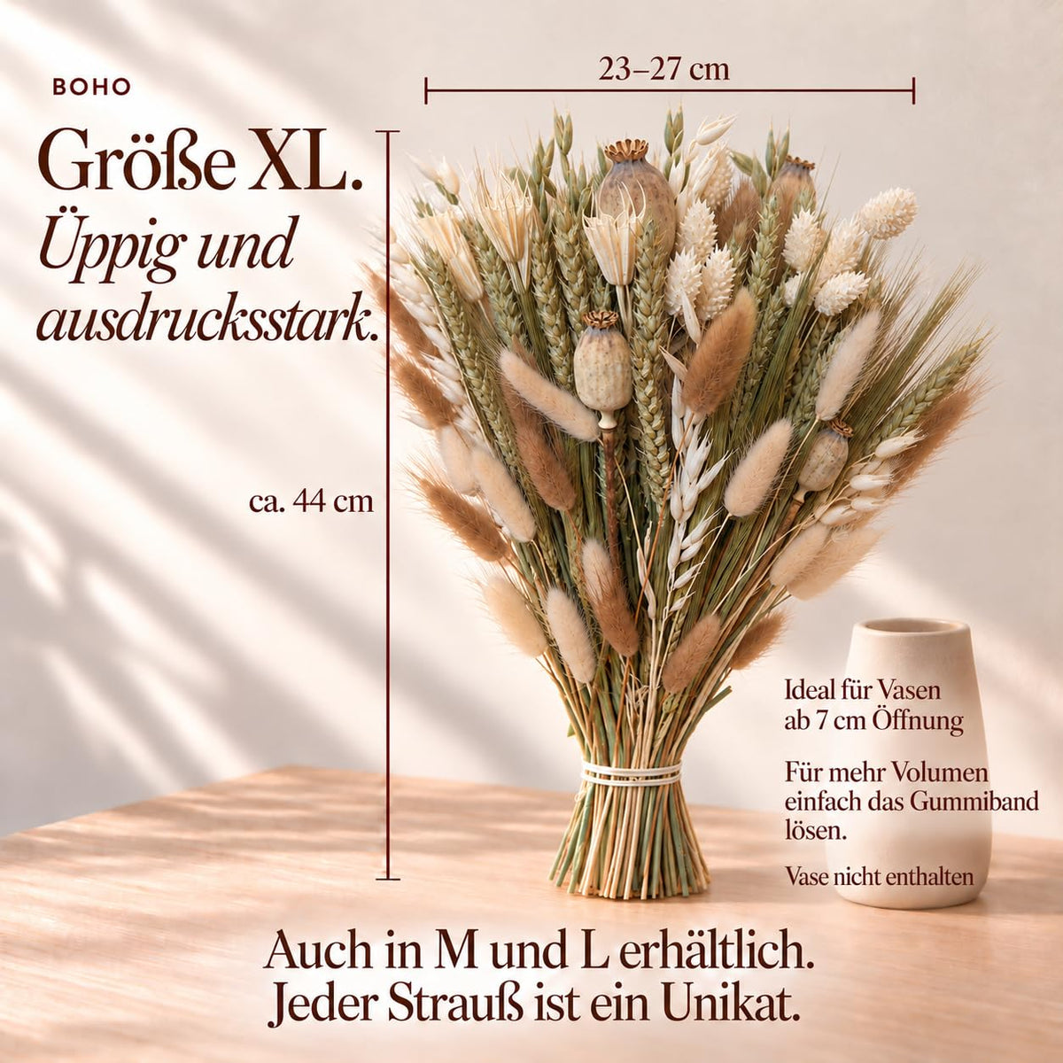 Boho Trockenblumenstrauß – Bild 11