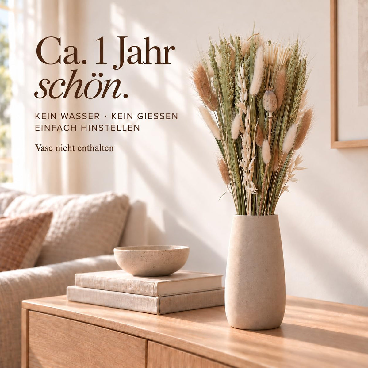 Boho Trockenblumenstrauß – Bild 3