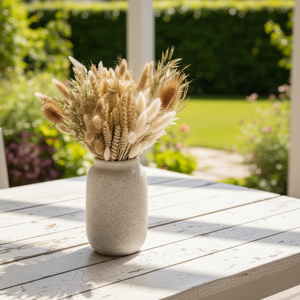 Trockenblumenstrauß Boho – natürlich & handgebunden Gr. L