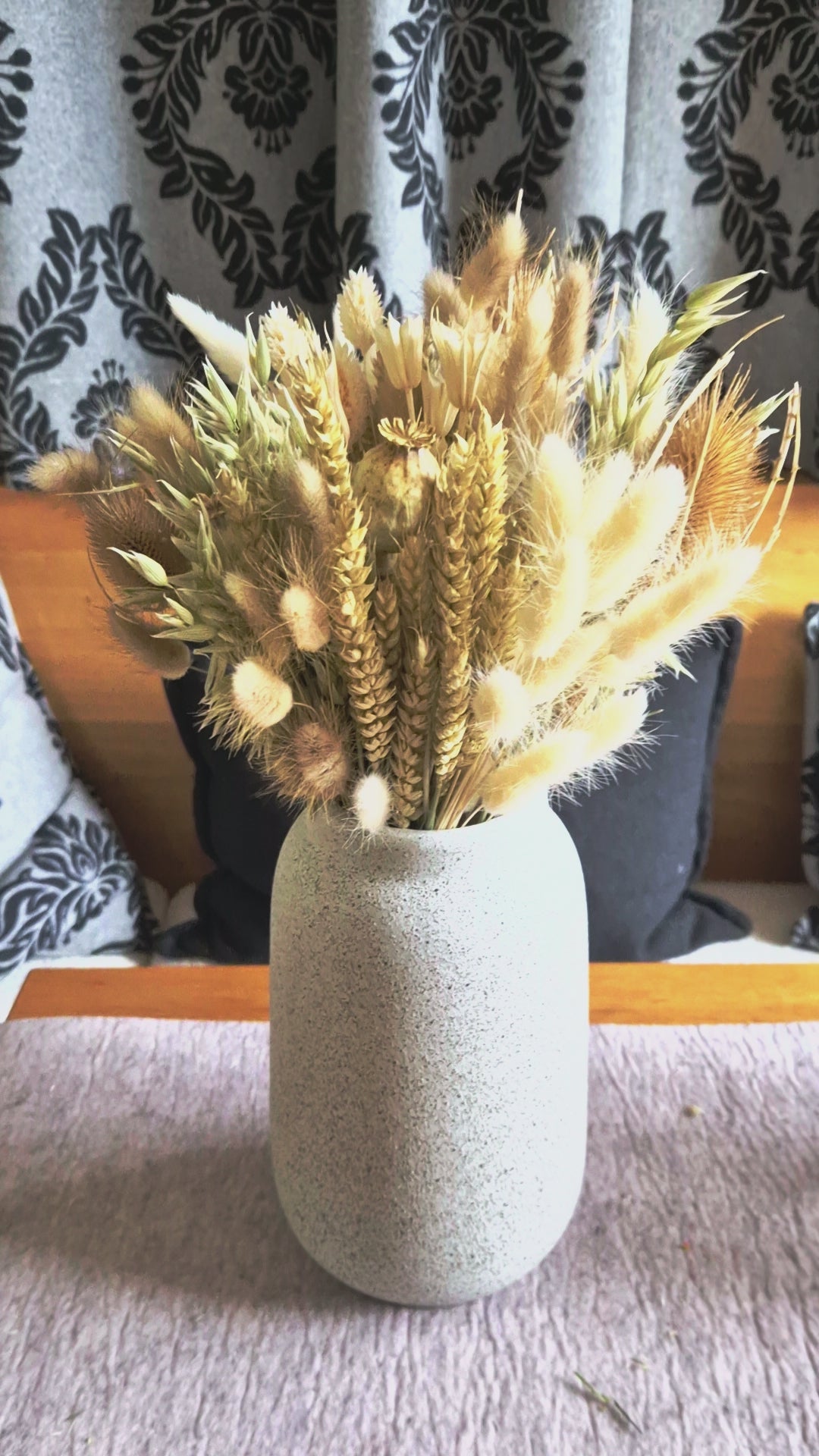 Trockenblumenstrauß Boho – natürlich & handgebunden Gr.M