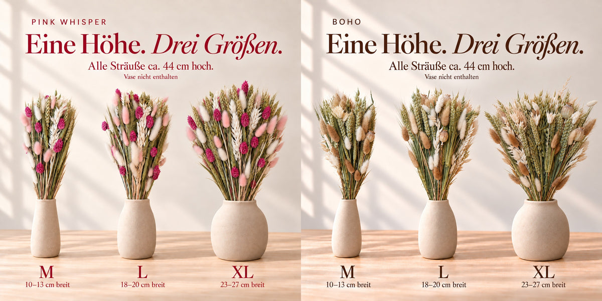 Pink Whisper und Boho in den Größen M, L und XL